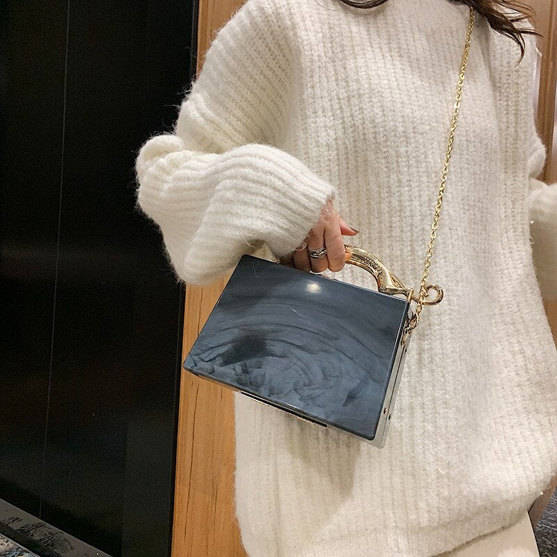 Acrylic Box Evening Bag – Seven Colours