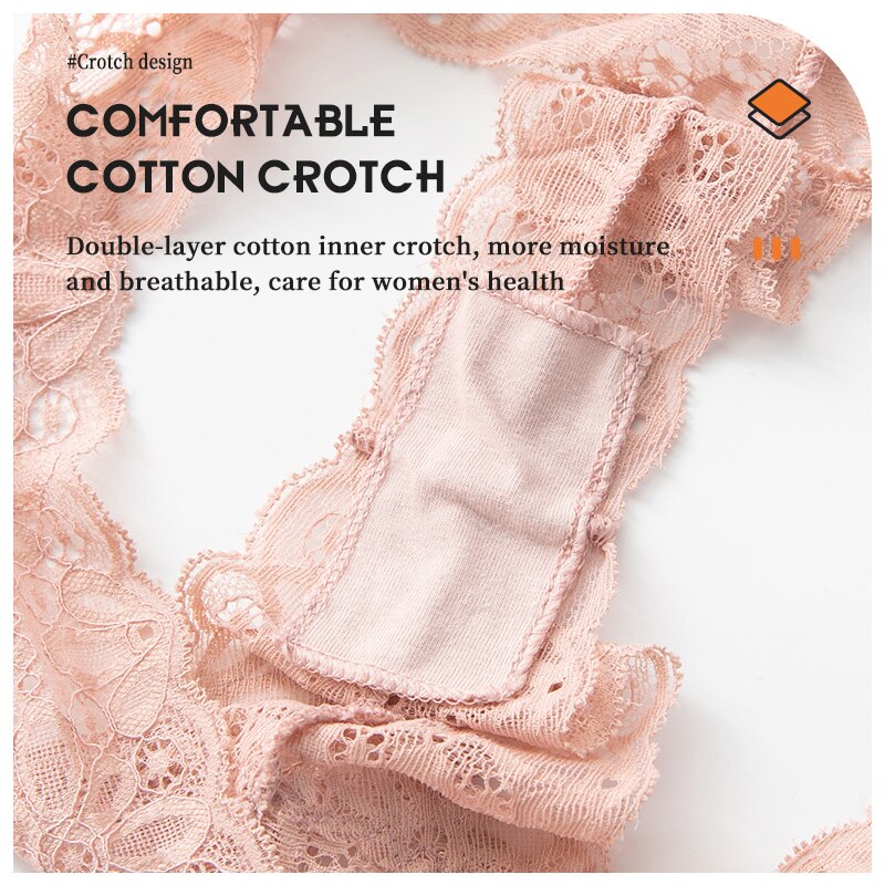 Women's Sheer Lace Thongs – 3-Pack