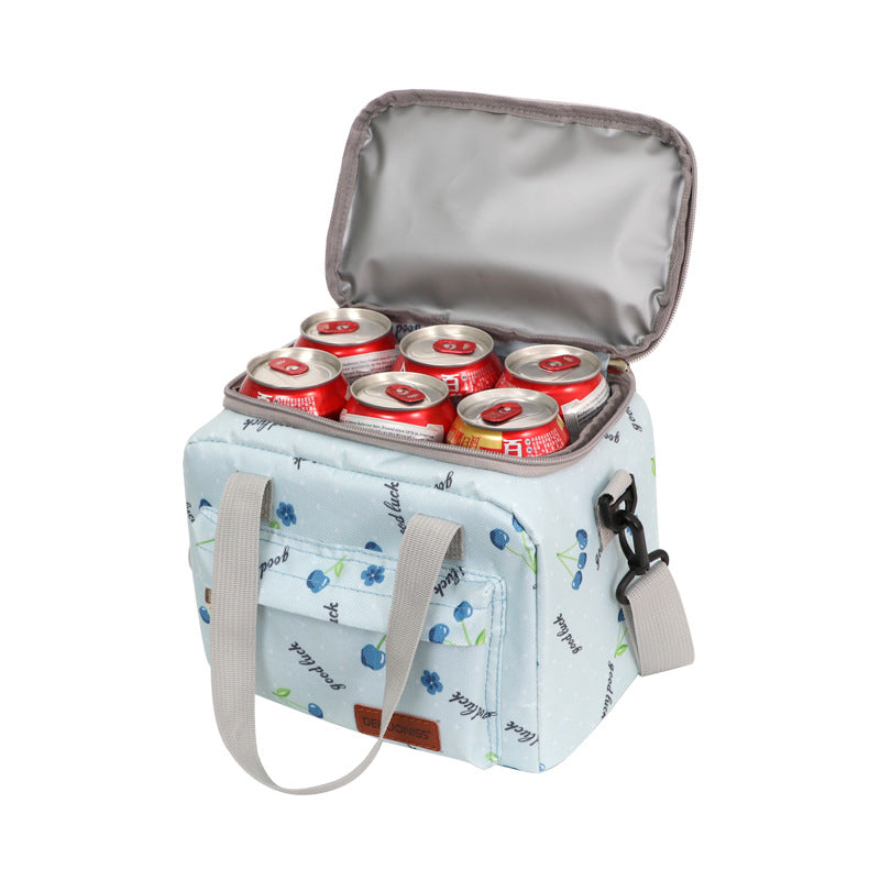 Small fresh fashion cute hand-held lunch box bag for women