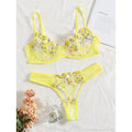 Sweet Sexy Low Waist Lace Sexy Lingerie Set Mesh Lingerie For Women