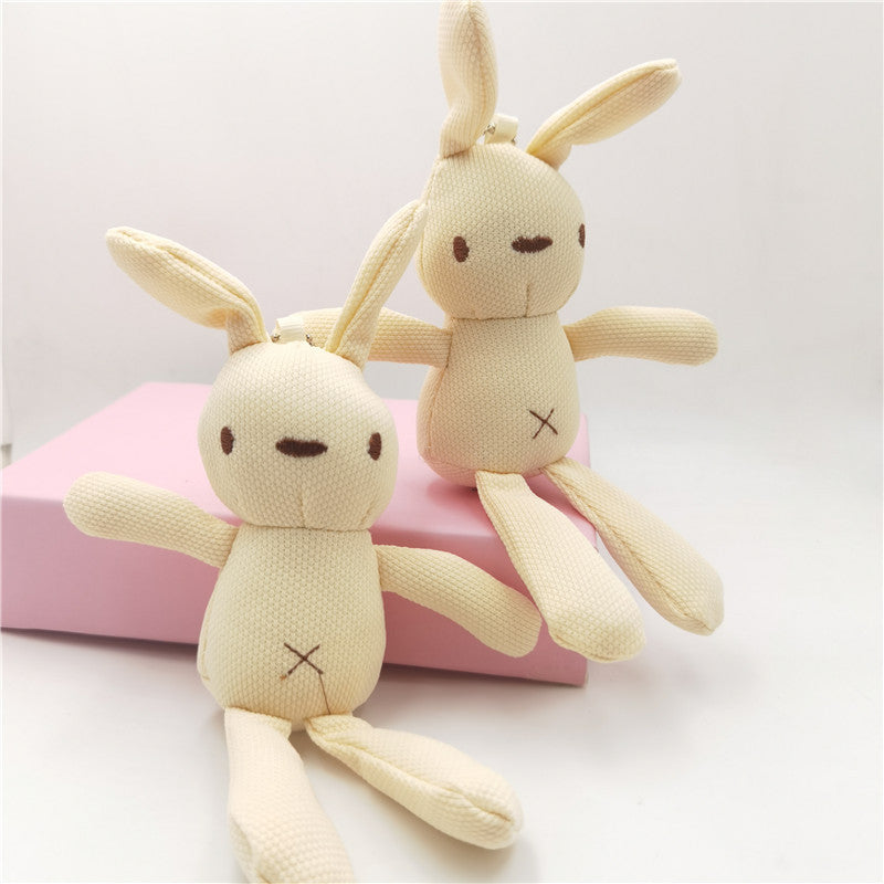 Korean Velvet Wishing Rabbit Bouquet Rabbit Corn Rabbit Doll Valentine's Day Bag Accessories Plush Rabbit Hand Gift