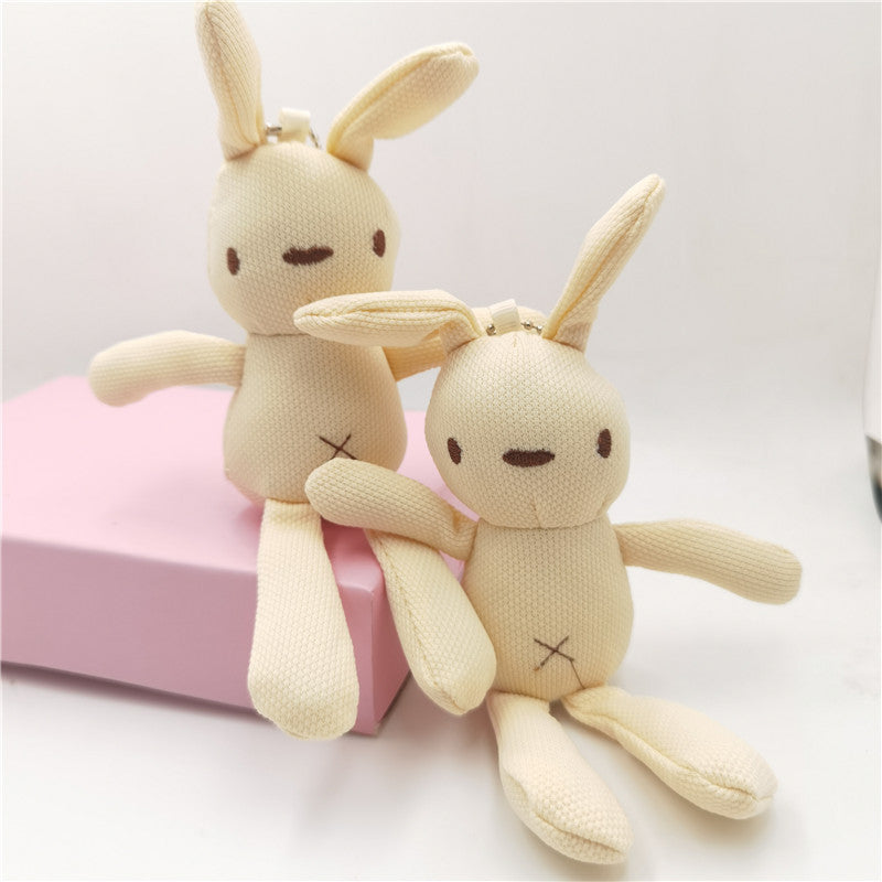 Korean Velvet Wishing Rabbit Bouquet Rabbit Corn Rabbit Doll Valentine's Day Bag Accessories Plush Rabbit Hand Gift