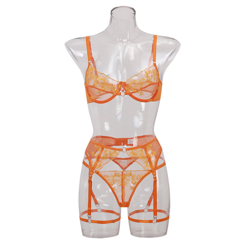 Garter Shapewear Two-Piece Set with Push-Up Bust Support