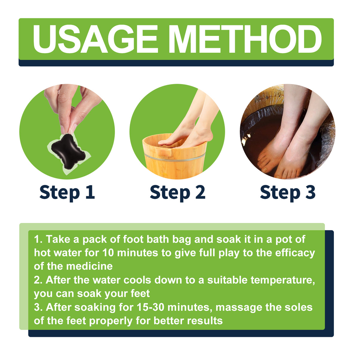 South Moon Herbal Soothing Foot Soak, Vein Repair To Relieve Body Fatigue Body Shaping Bead Foot Bath Kit