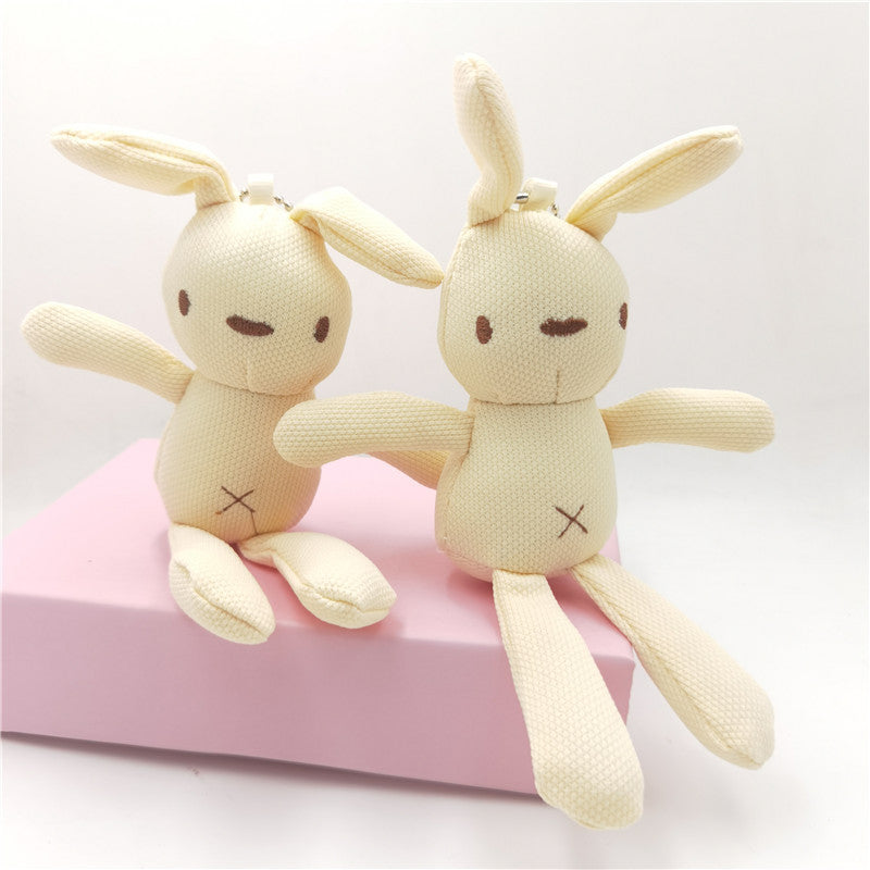 Korean Velvet Wishing Rabbit Bouquet Rabbit Corn Rabbit Doll Valentine's Day Bag Accessories Plush Rabbit Hand Gift