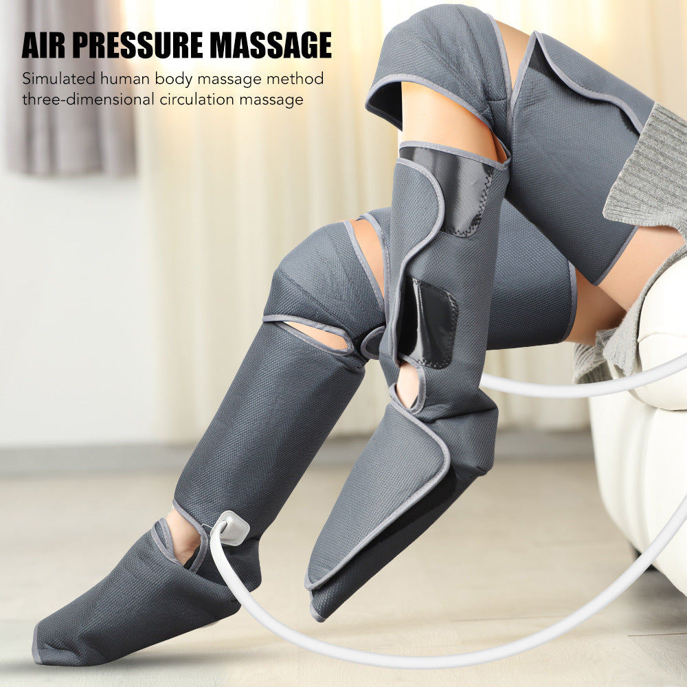 Air Compression Leg Massager with Heat – Grey