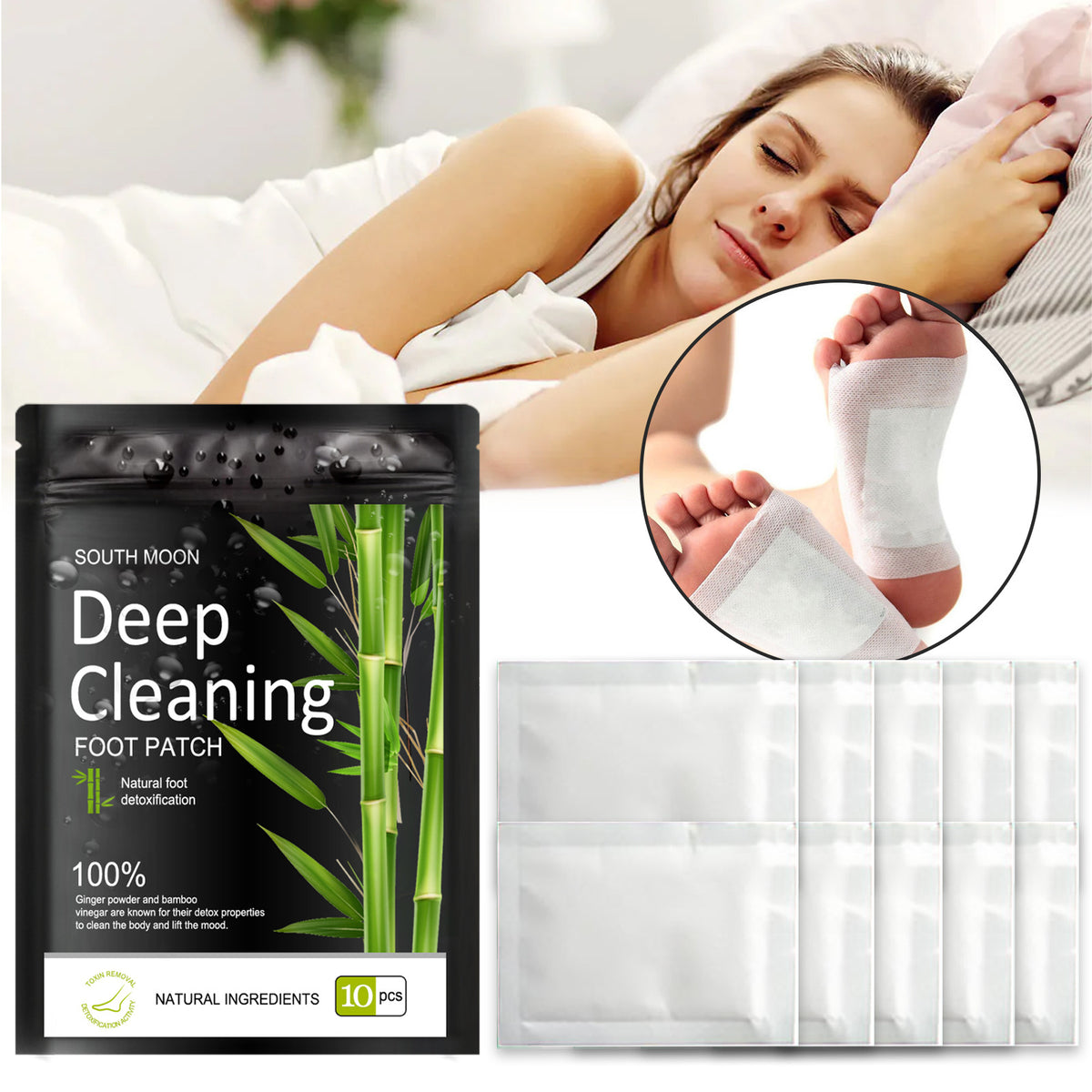 Herbal Foot Patches – Wormwood, Ginger and Bamboo Vinegar