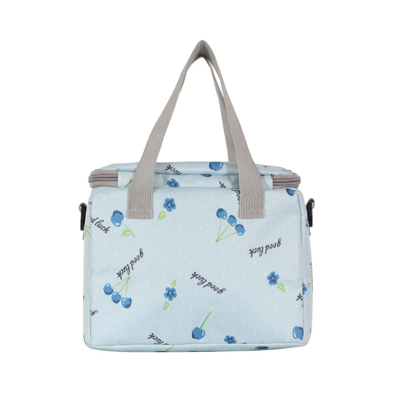 Small fresh fashion cute hand-held lunch box bag for women