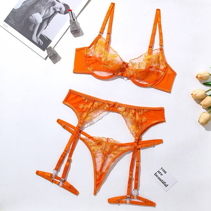 Garter Shapewear Two-Piece Set with Push-Up Bust Support