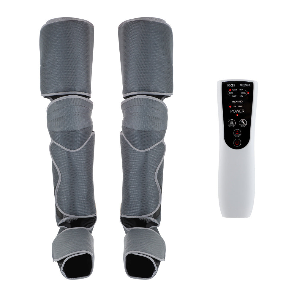 Air Compression Leg Massager with Heat – Grey