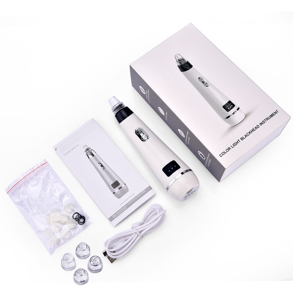 Electric Pore Vacuum with Five Suction Levels – White or Black