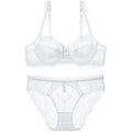 Sexy Lingerie Thin Pure Desire Lace Plus Size Women's Large Chest Minimizer Push-Up Bra