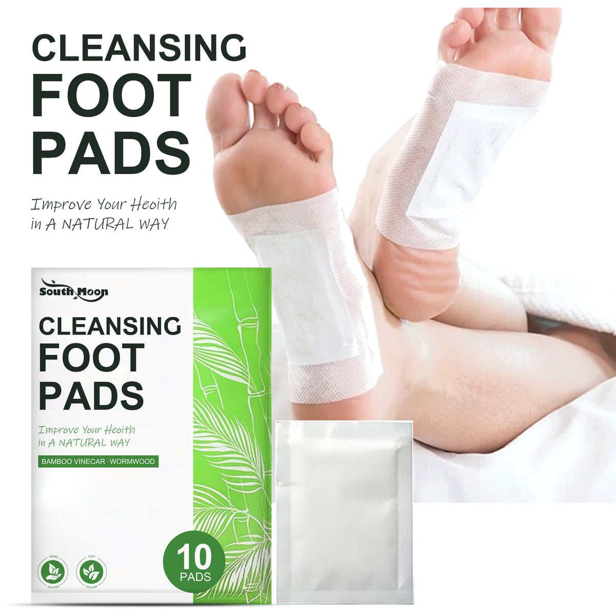 Herbal Foot Pads – 10 or 30 Pieces