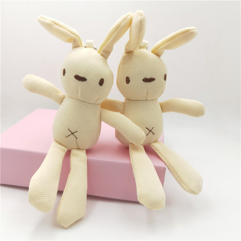 Korean Velvet Wishing Rabbit Bouquet Rabbit Corn Rabbit Doll Valentine's Day Bag Accessories Plush Rabbit Hand Gift