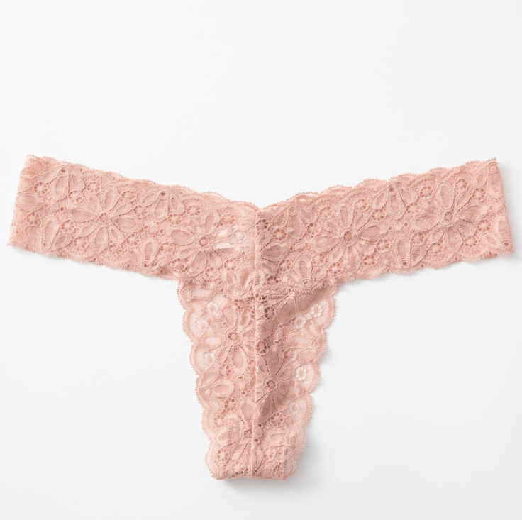 Women's Sheer Lace Thongs – 3-Pack