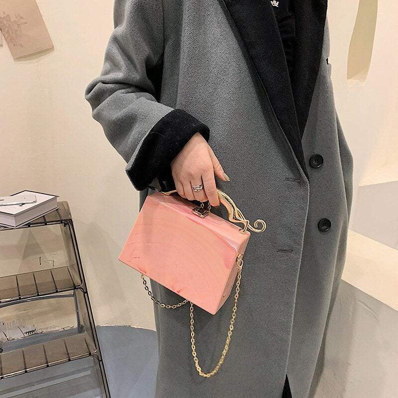 Acrylic Box Evening Bag – Seven Colours
