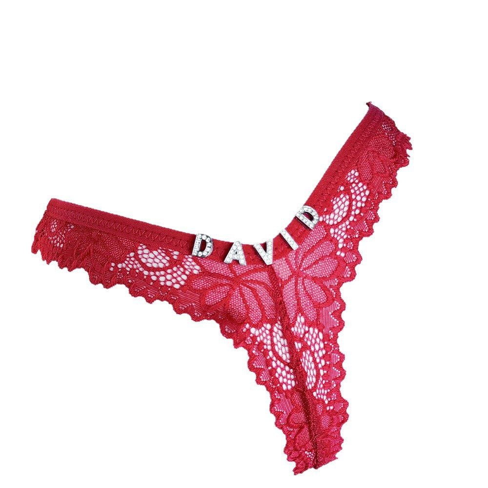 Lingerie Panties Lace Low Waist Pure Cotton G-String Women's Underwear