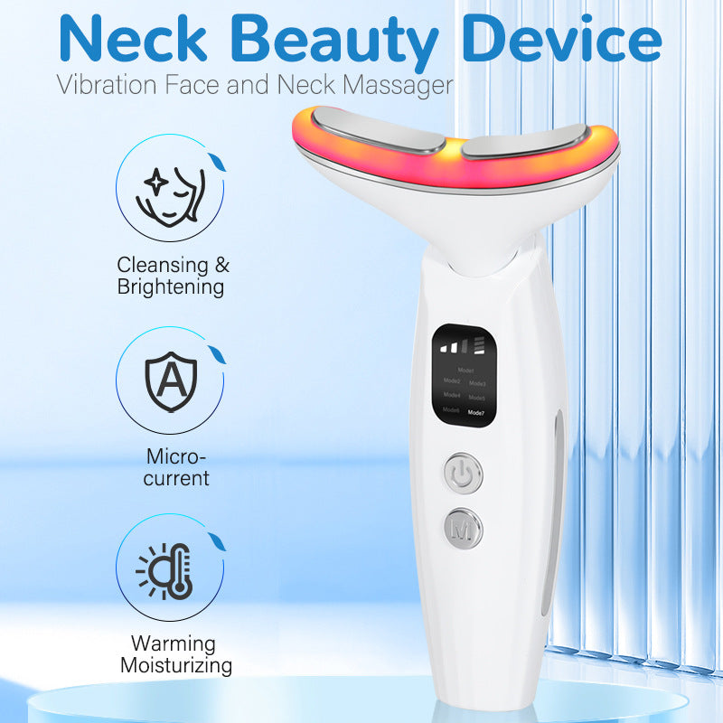 Neck Beauty Device – Vibration Massage, White, 140 mm