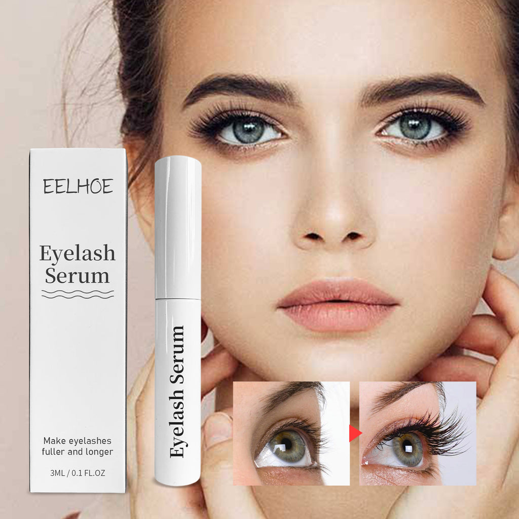 Eyelash Serum, Natural Beauty Curl Black Thick Slender Long Gentle Not Easily Stained Mascara