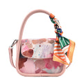 Graffiti Palette Women's Bag New Fashion Hand-Held Shoulder Bag Small Square Bag Armpit Single Shoulder Messenger Bag