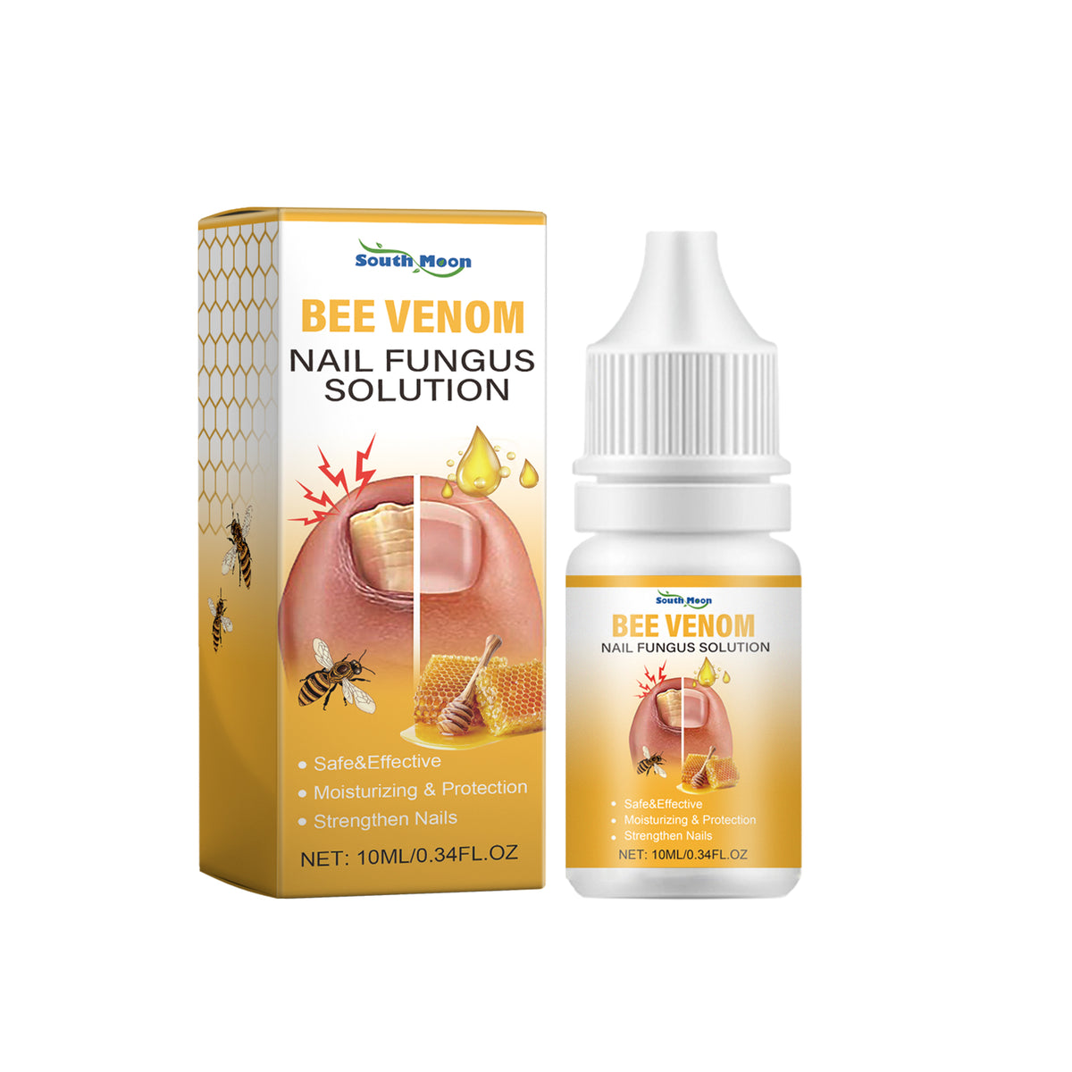 Bee Venom Nail Care Essence Foot Gray Nails Brightening Nails Rotten Nails Soft Nails Nail Care