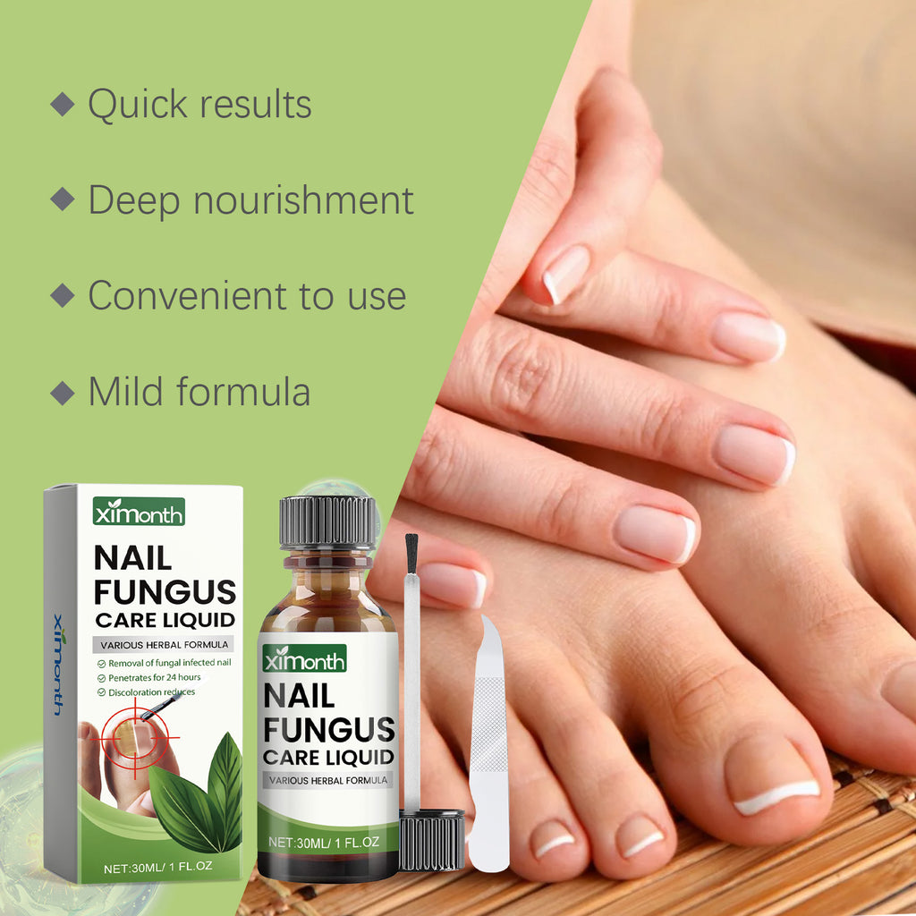 Toenail Repair Set Foot Nail Care Grey Nail Polish Soft Nail Polish Treatment Solution