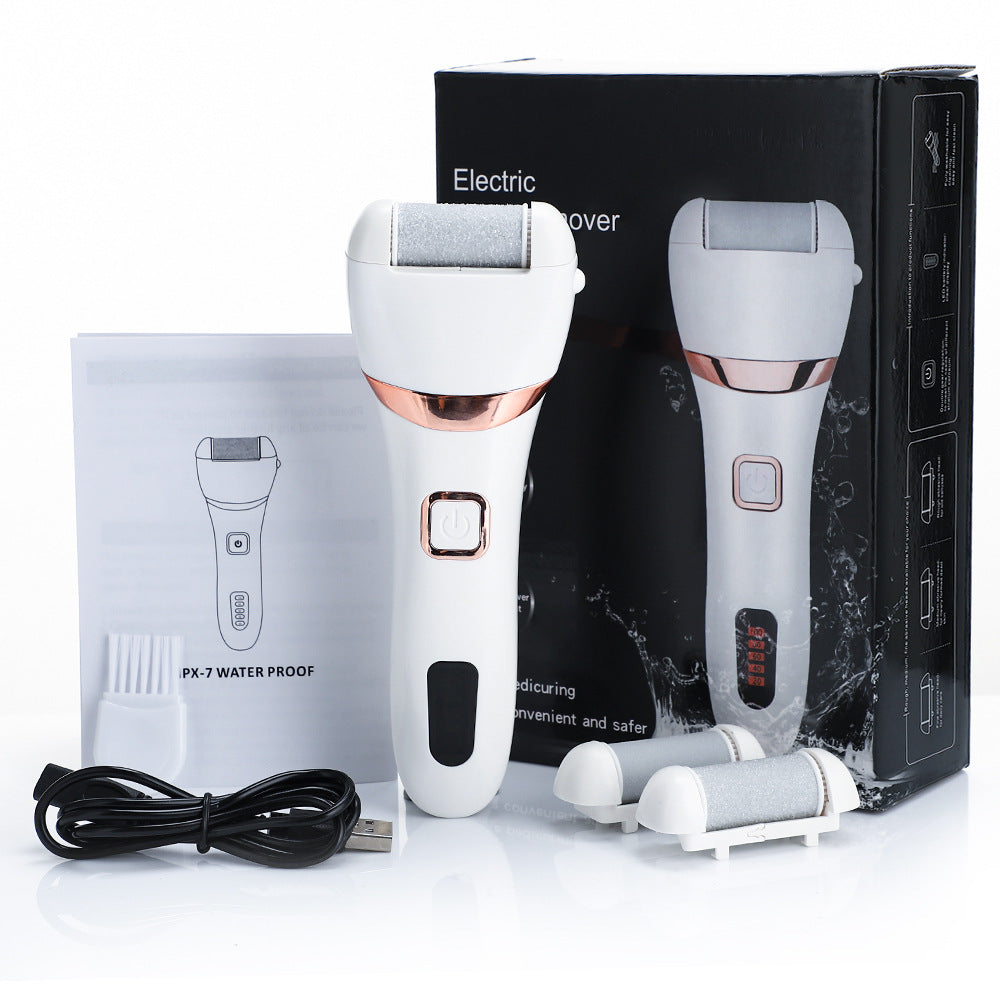 Waterproof Electric Foot Grinder Exfoliating Dead Skin Horny Home Rechargeable Foot Beauty Foot Grinder Kit