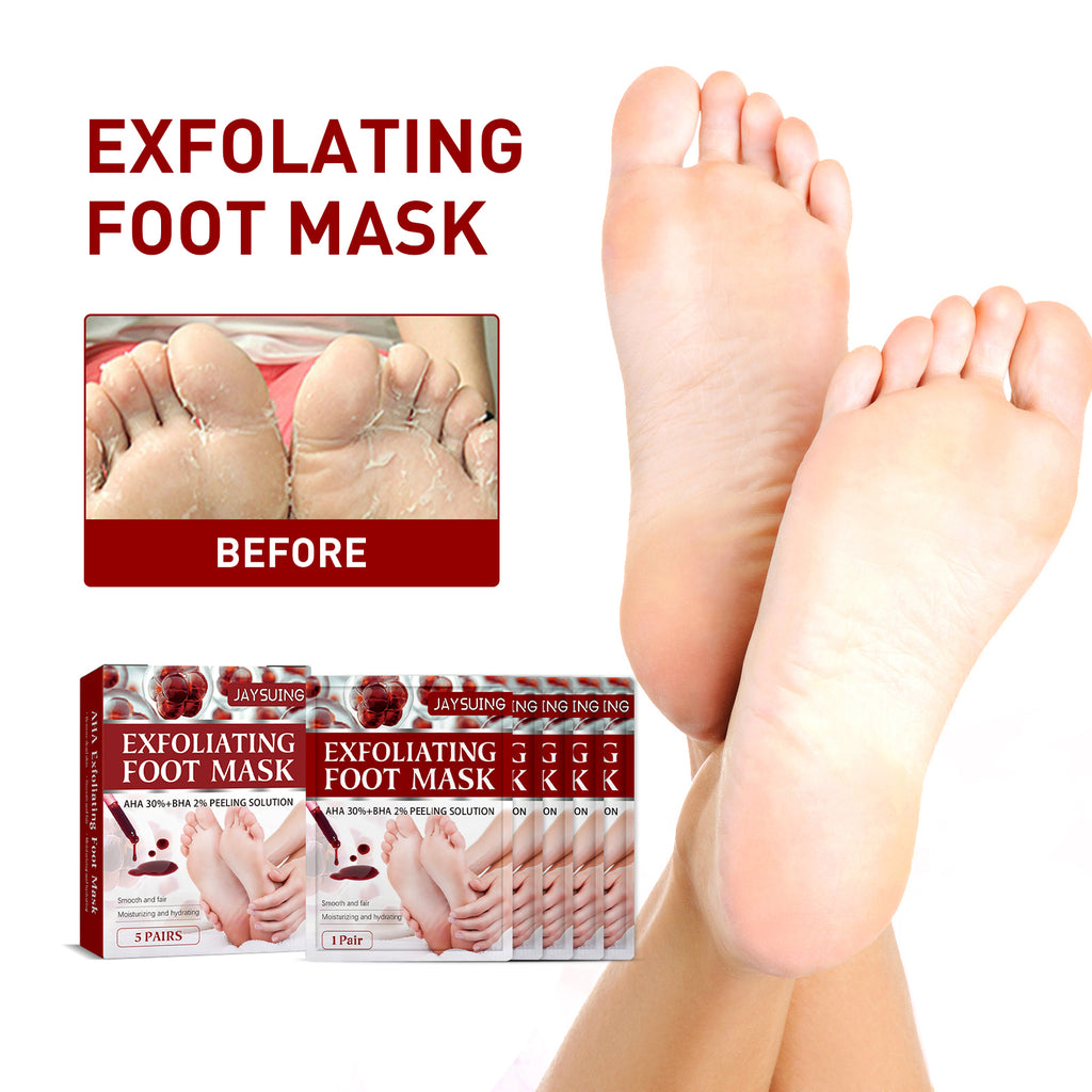 Exfoliating Foot Mask – Malic Acid and Salicylic Acid