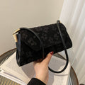 Small Polyester Shoulder Bag – Black, Khaki or White