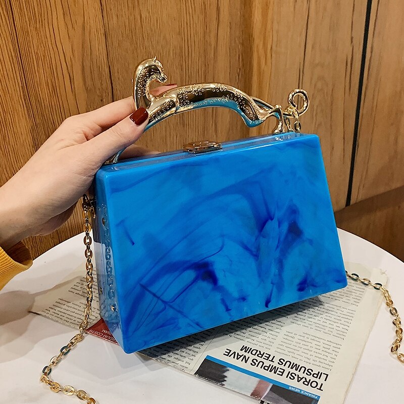 Acrylic Box Evening Bag – Seven Colours