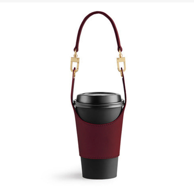 Adjustable Cup Carrier with Metal Buckle – Three Colours